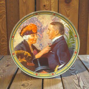 Vintage Collector Plate “Love’s Reward” by Norman Rockwell